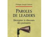 "Paroles Leaders" Philippe-Joseph Salazar