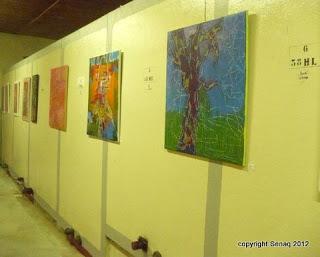 Exposition dans les Chais du Château Grand Abord, Portets: Duprat, Senaq, Bourgeois