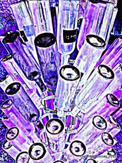 Exposition dans les Chais du Château Grand Abord, Portets: Duprat, Senaq, Bourgeois