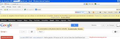 Autopromotion pour Google Chrome....