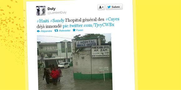 Ouragan Sandy : les images d'Haïti sous les eaux