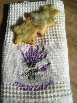 Sablés à la lavande et à l'huile d'olive