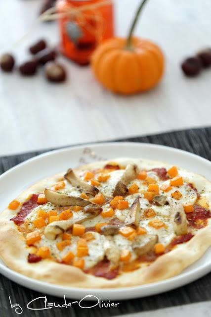Une pizza bien automnale !