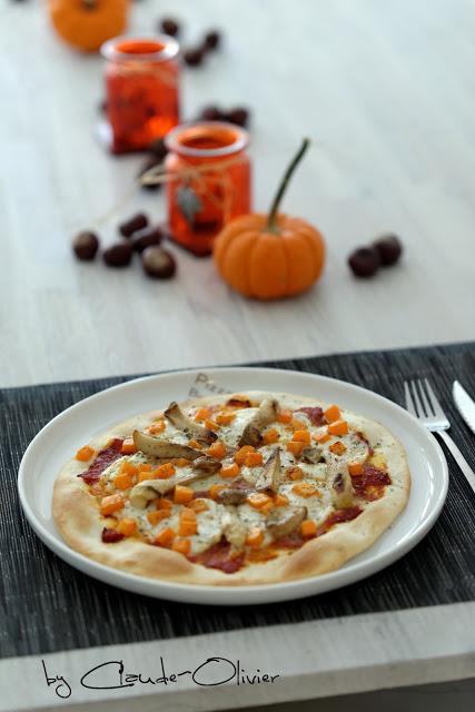 Une pizza bien automnale !