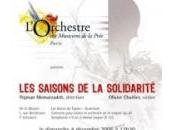 concert Saisons Solidarité ,mardi février 20h30 salle Gaveau