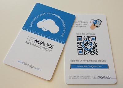Carte de visite NFC by Nexence
