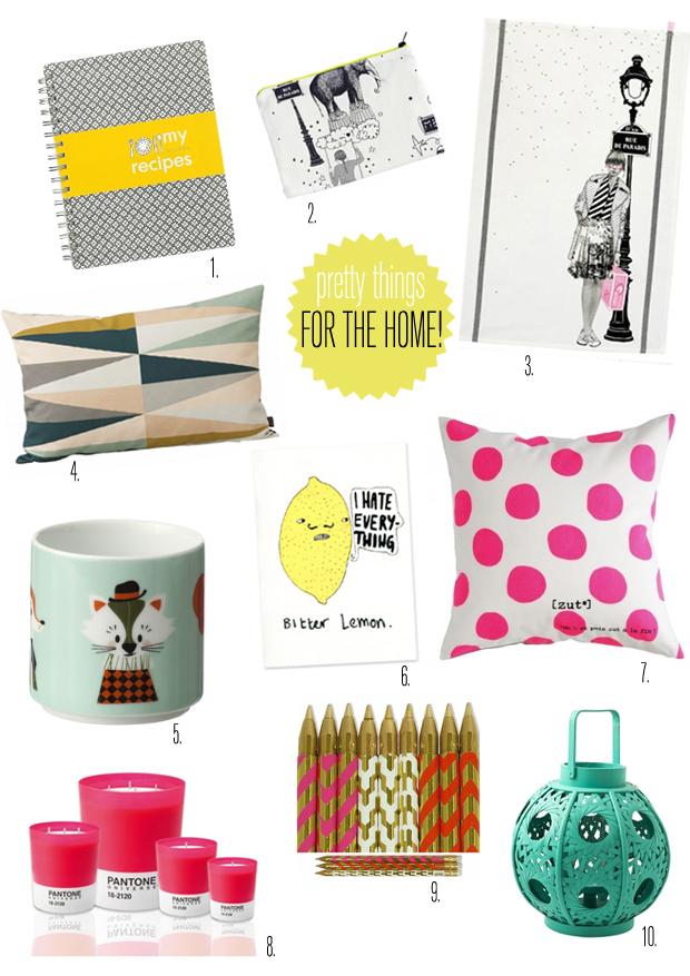 *Pretty things for the home: inspiration déco*