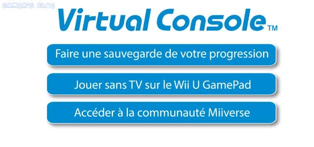 La Wii U accueille la Console Virtuelle !