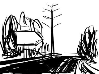 Sur la Route, croquis sur tablette tactile, Paper 53.