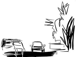 Sur la Route, croquis sur tablette tactile, Paper 53.