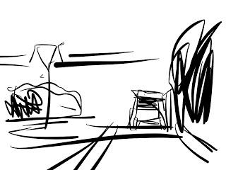 Sur la Route, croquis sur tablette tactile, Paper 53.