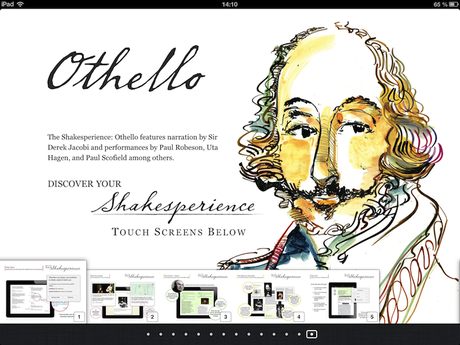 Shakespeare revisité sur iPad