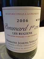 Entre 2 cahier des Charges, enfin le temps de commenter : Pommard, Vouvray...