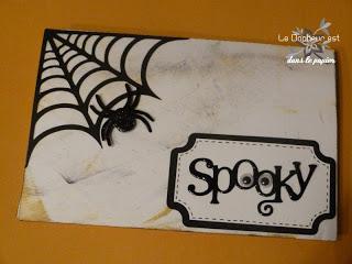 Spooky Spider (carte d'Halloween n°4)