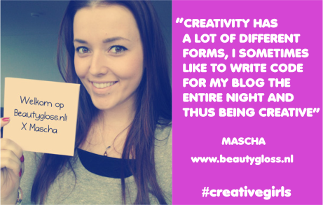 blog MASCHA Les filles, soyez créatives !