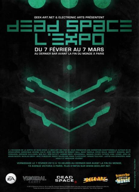 Dead Space l’expo du 7 février au 7 mars 2013 au Dernier Bar Avant la Fin du Monde