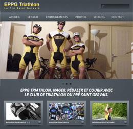 Création du site de l'EPPG Triathlon