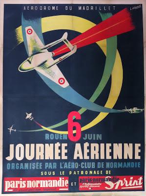 Affiche de Meeting Aérien à Rouen-Le Madrillet