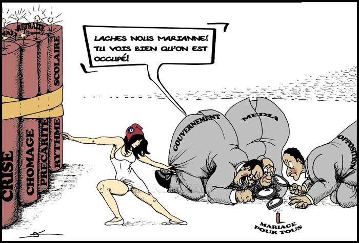 Les problèmes de la France Vs Le Mariage pour tous