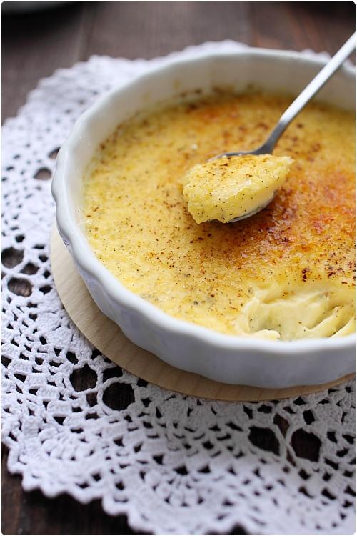 Crèmes brûlées à la vanille