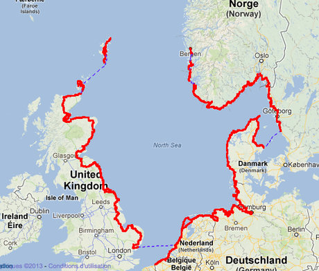  North Sea Cycle Route - Royaume-Uni, Norvège