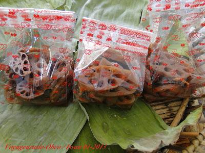 Thaïlande : Sirop et, Rhizomes de lotus cuit dans leur jus.