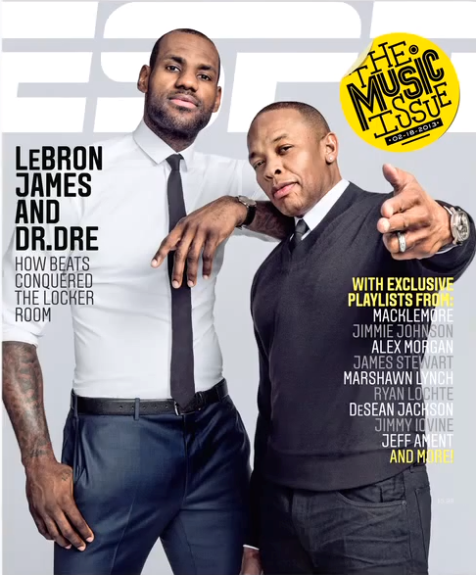 Lebron James et Dr Dre font leur ESPN mag