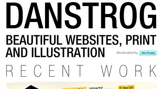 30 exemples d’usage de larges typographies en Web Design