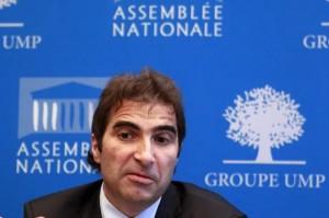 French politician Jacob, newly-elected head of the UMP political party group at the National Assembly, attends a news conference in Paris