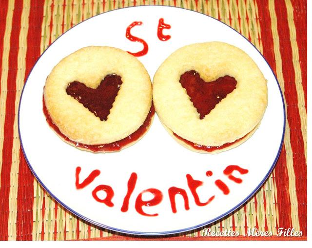 La recette St Valentin : Biscuits d'amour