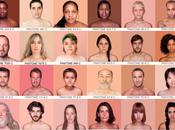 Toutes couleurs peau reunies dans projet photographique