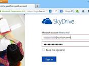 Visualiser contenu compte SkyDrive depuis bureau dans Windows