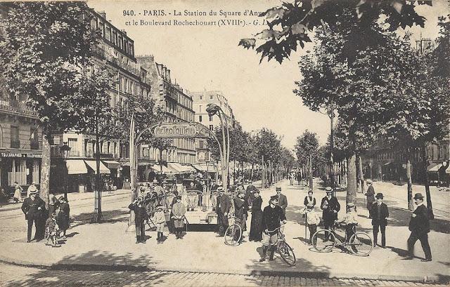 Les cyclistes du métro Anvers