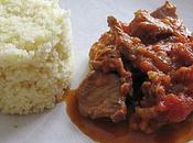 Sauté porc tomates/paprika/ crème