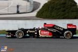 Romain Grosjean, Lotus Renault, Formula 1 test at Circuito Permanente de Jerez 5 February 2013, Formula 1