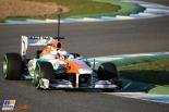 Paul di Resta, Force India F1, Formula 1 test at Circuito Permanente de Jerez 5 February 2013, Formula 1