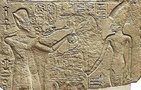 Astarté, soeur d'ANAT - Ramses II fait une offrande à Ast