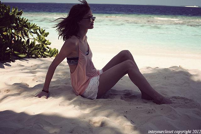 ✈ PEACH & LACE IN MALDIVES ✈