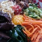 Bibimbap – Bibim bap – Riz aux légumes et à la viande