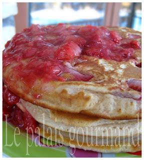 Crêpes légères aux fraises