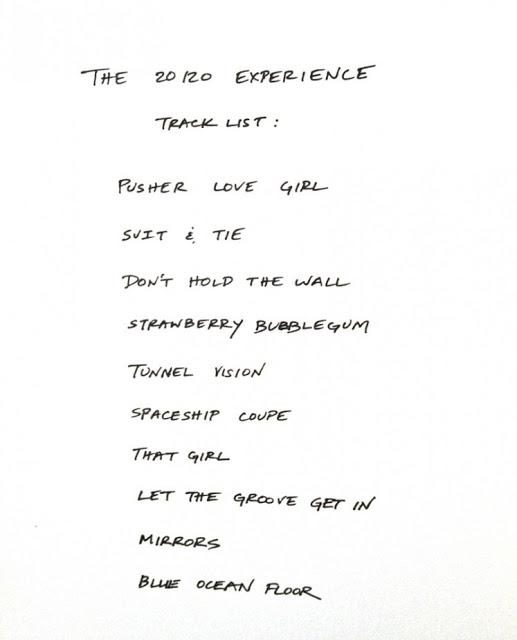 JUSTIN TIMBERLAKE – THE 20/20 EXPERIENCE (ARTWORK & TRACKLIST)