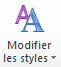 Modifier les styles