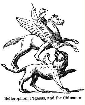 LE CHIEN-HUMAIN : mythologie grecque, moitié chien, moitié dragon, moitié chèvre