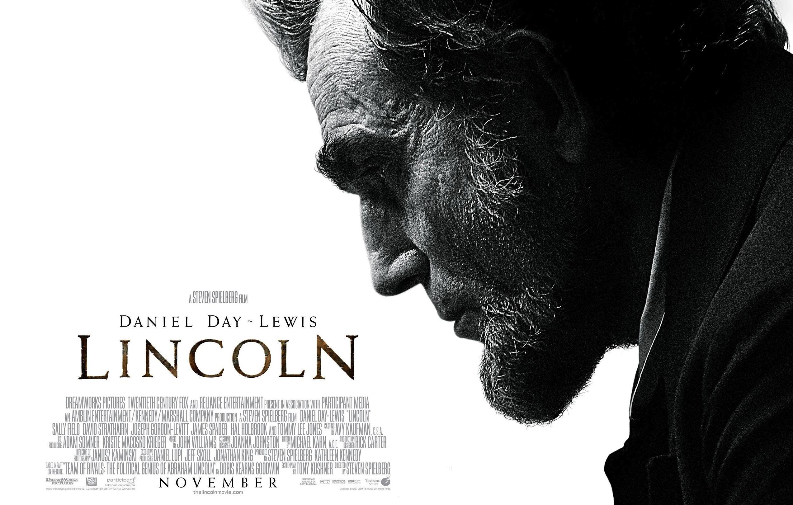 Lincoln Movie Poster1 LINCOLN DE STEVEN SPIELBERG : D.D.L. EST DE RETOUR, EN PLEINE FORME