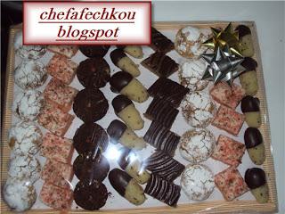 Délices à la noix de coco au chocolat noir