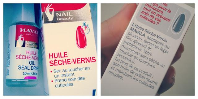 Je mets de l'Huile pour Sécher Mon Vernis