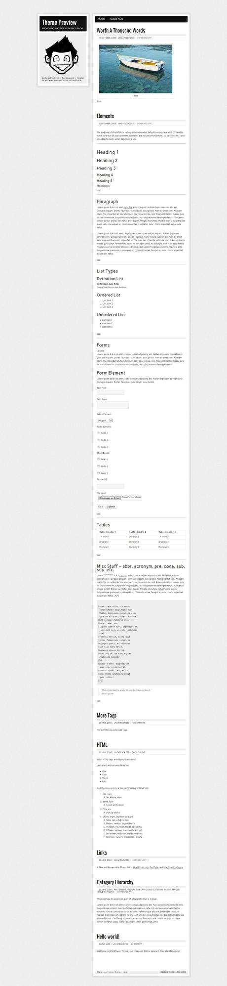 Theme Preview   Previewing Another WordPress Blog3