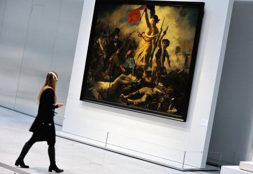 Un tableau d’Eugène Delacroix tagué au Louvre