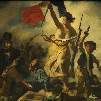 Un tableau d’Eugène Delacroix tagué au Louvre