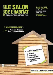 Sur votre agenda : Le Salon de l'Habitat de Strasbourg du 5 au 8 avril 2013 !